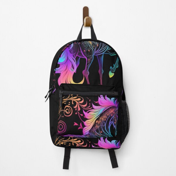 Item preview, A Spectacle of Colors, A Rainbow Unicorn Standing Tall designed and sold by digitaldreamHD.