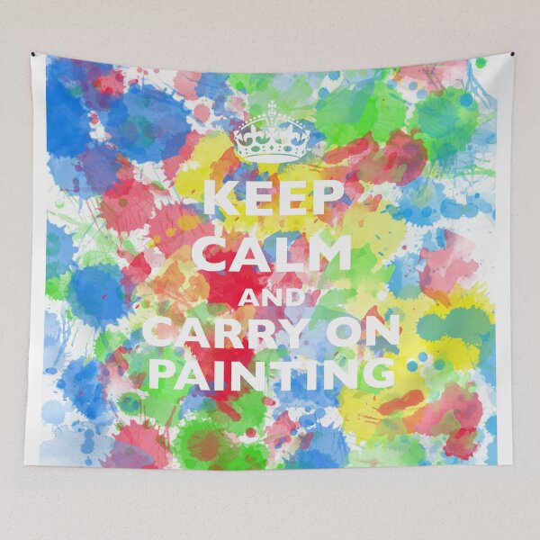 Item preview, Keep Calm and Carry on Painting designed and sold by eldram.
