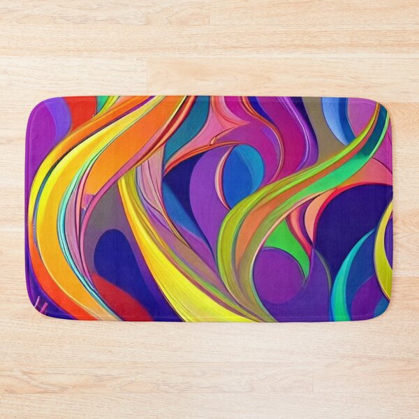 Item preview, Multi-Colored Wavy Abstract Design designed and sold by ArtistsQuest.