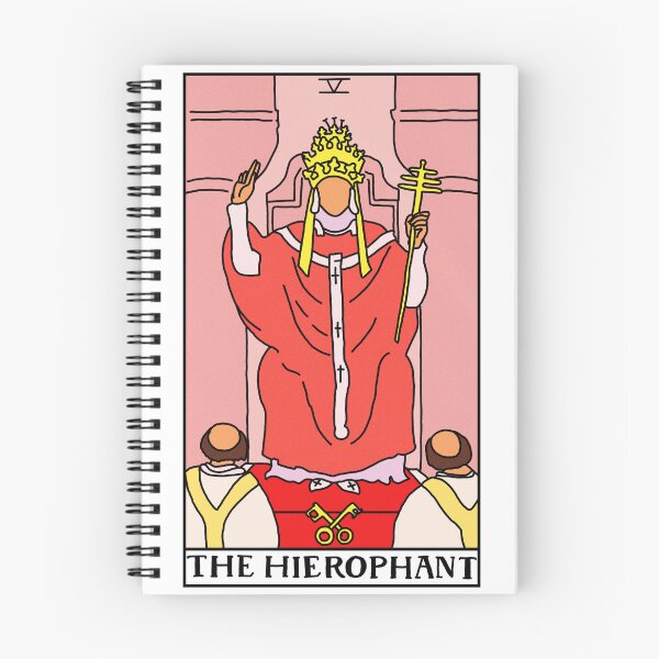 Item preview, The Hierophant Tarot Card designed and sold by RubyGoesBananas.