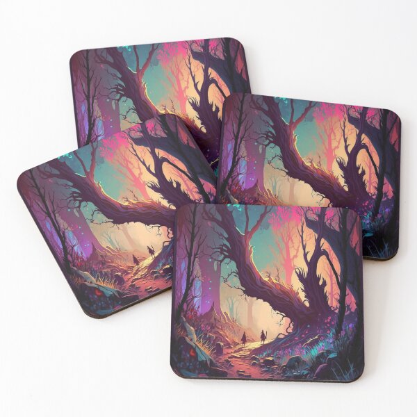 Item preview, Wanderers Walking Through A Magical Forest designed and sold by Scraponzo.