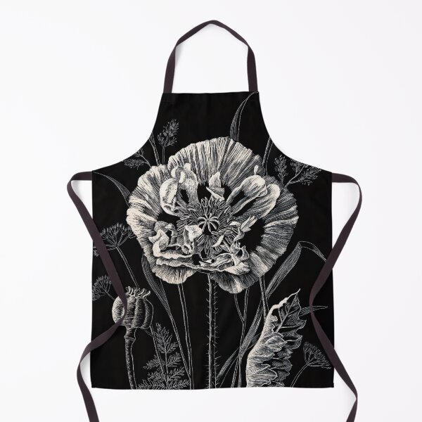 Item preview, Opium Poppy (scraperboard) designed and sold by Painting By Nature.
