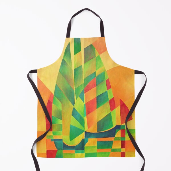 Item preview, Chinese Junks, Sunset, Sails and Shadows Bold Cubism designed and sold by taiche.