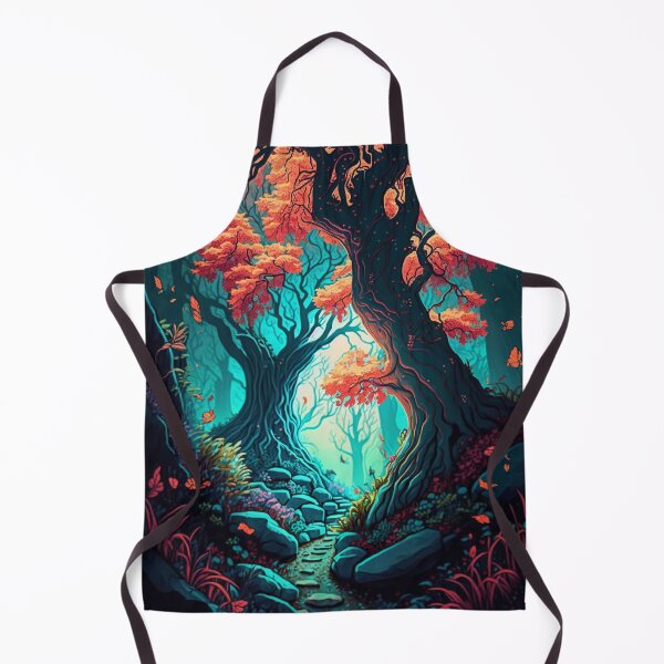 Item preview, Path Through A Magical Blue Forest designed and sold by Scraponzo.