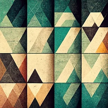 Artwork thumbnail, Rustic Square Tile Patterns by CosyDesign