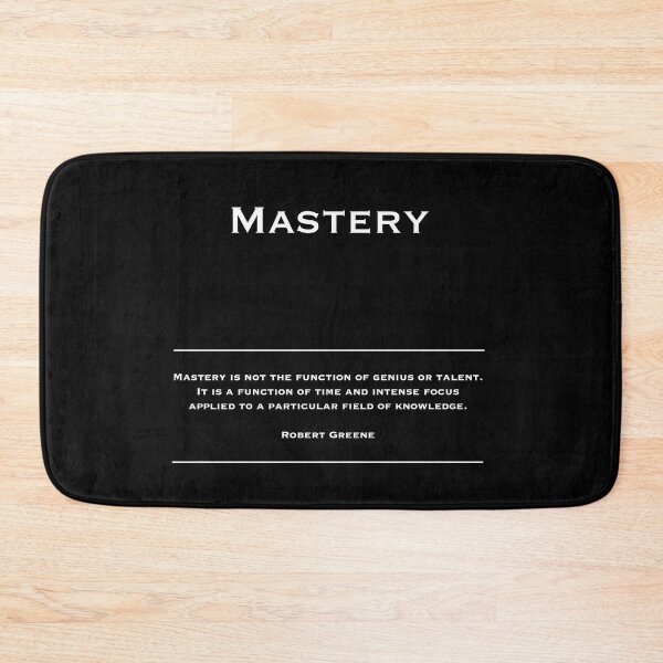 Item preview, Mastery - Motivational Inspirational Corporate Office Wall Art Black and White T-Shirt / Poster / Sticker / Mug designed and sold by Read This Already.