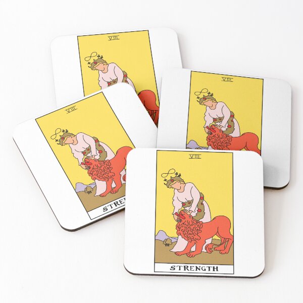 Item preview, Strength Tarot Card designed and sold by RubyGoesBananas.