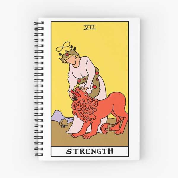 Item preview, Strength Tarot Card designed and sold by RubyGoesBananas.