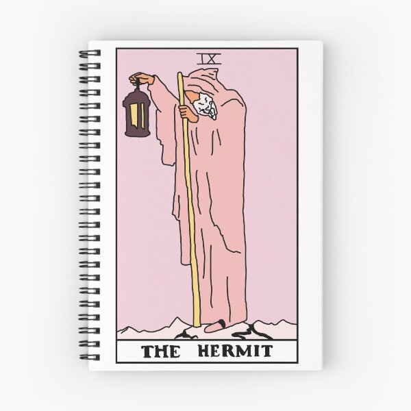 Item preview, The Hermit Tarot Card designed and sold by RubyGoesBananas.