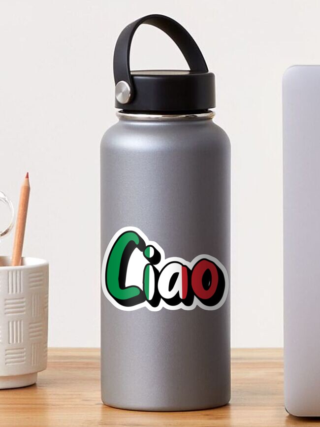 Ciao Italian Sticker: Kiss-cut Vinyl Decal