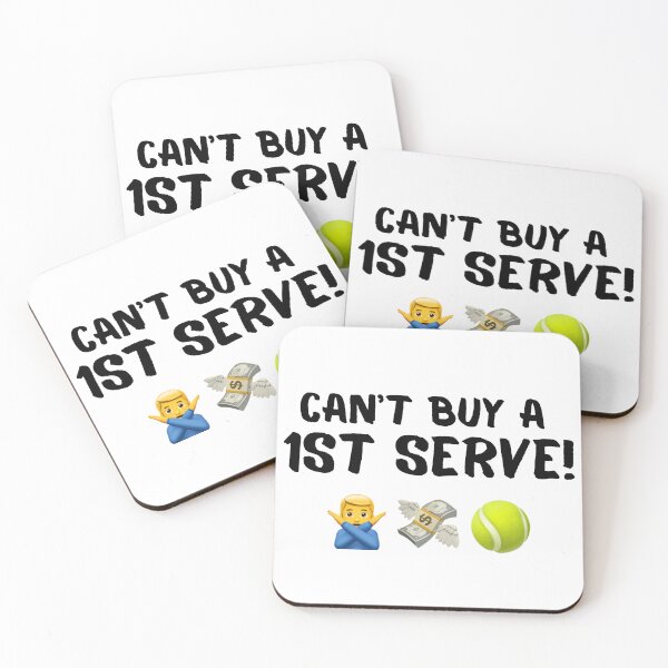 Item preview, Can't Buy A First Serve - Nick Kyrgios Tennis Meme Emoji (Light) designed and sold by Mr-Pistachio.