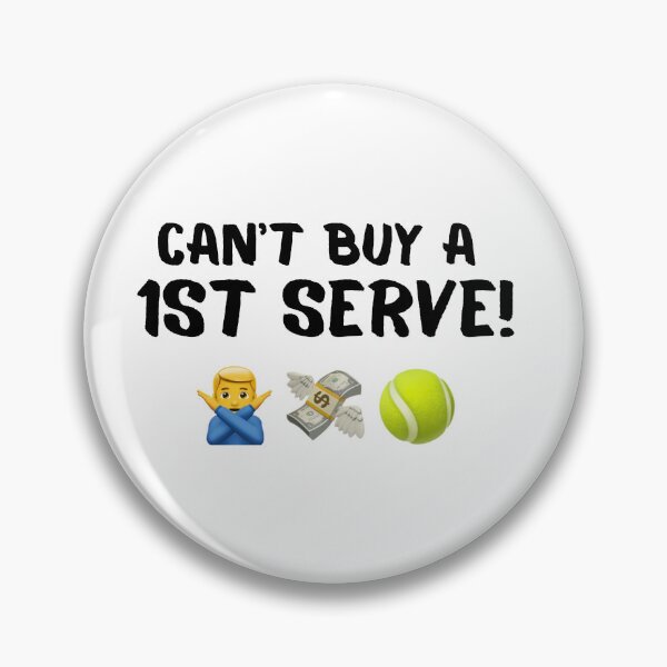 Item preview, Can't Buy A First Serve - Nick Kyrgios Tennis Meme Emoji (Light) designed and sold by Mr-Pistachio.