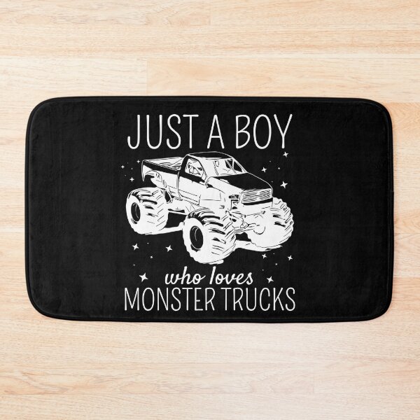 Item preview, Just A Boy Who Loves Monster Trucks designed and sold by cimibaka25.