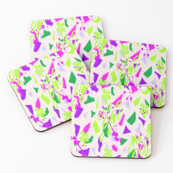 Item preview, Abstract Summer Vibes Abstract Design Psychedelic Graphic Design 2, Abstraction, bold colorful abstract playful design inspired by nature designed and sold by Adri Barnard.