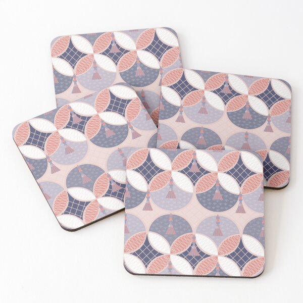 Item preview, Passementerie Deconstructed - Pink designed and sold by Carina Parry Studios.