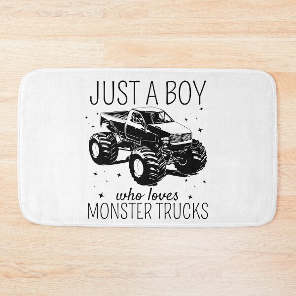Item preview, Just A Boy Who Loves Monster Trucks designed and sold by cimibaka25.