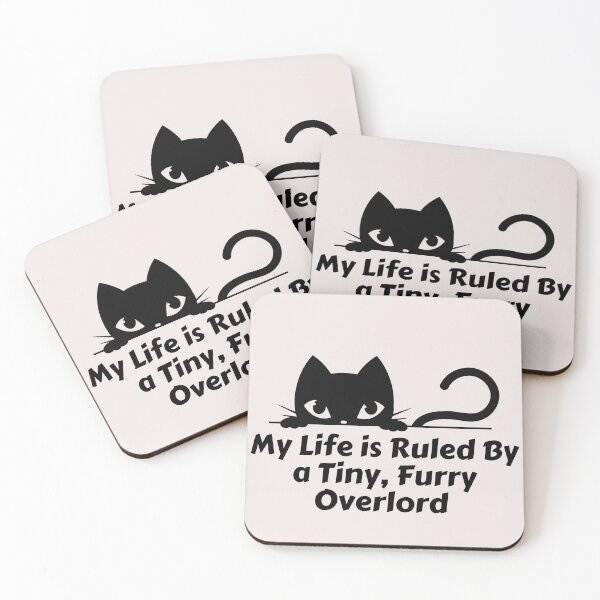 Item preview, My Life Is Ruled By a Tiny Furry Overlord for Cute Cat lovers designed and sold by Cheeeeky.