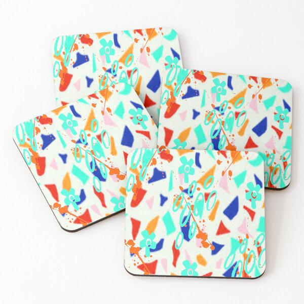 Item preview, Abstract Summer Vibes Abstract Design Psychedelic Graphic Design 3, Abstraction, bold colorful abstract playful design inspired by nature designed and sold by Adri Barnard.
