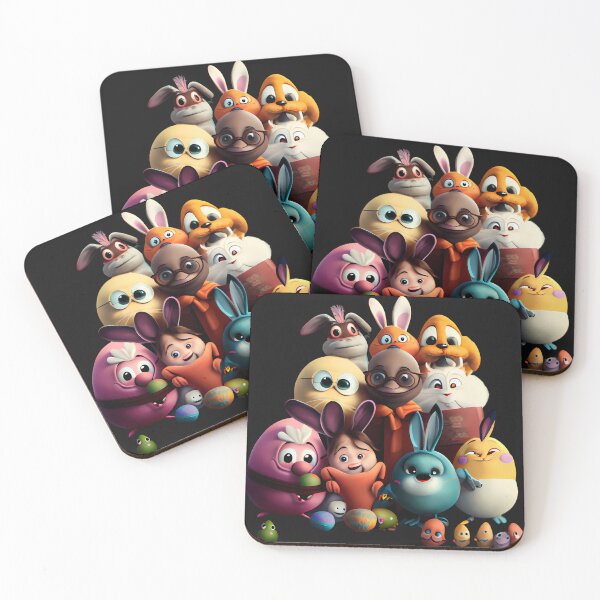 Item preview, Cute Cartoon Friends: Easter Gathering designed and sold by MTJ-Mushrooms.