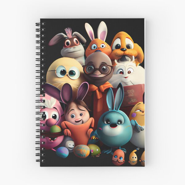 Item preview, Cute Cartoon Friends: Easter Gathering designed and sold by MTJ-Mushrooms.