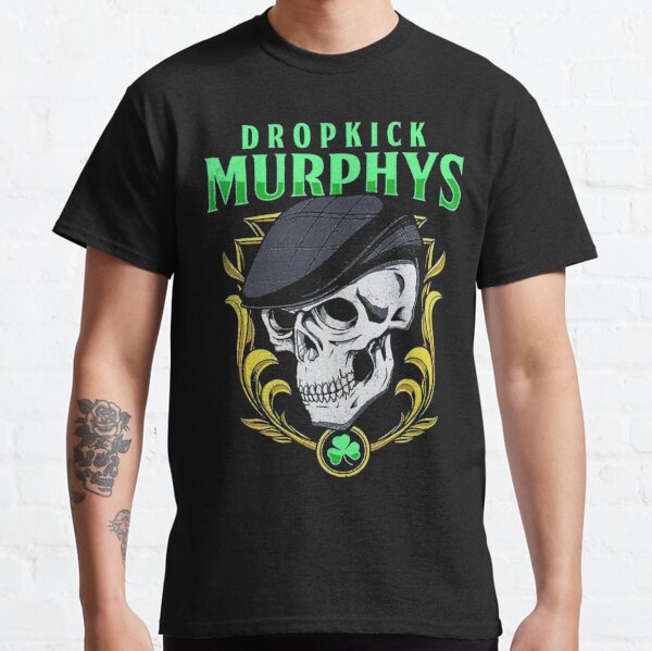 Dropkick Murphys Men's Knotwork Flag T-Shirt Black 2XL 