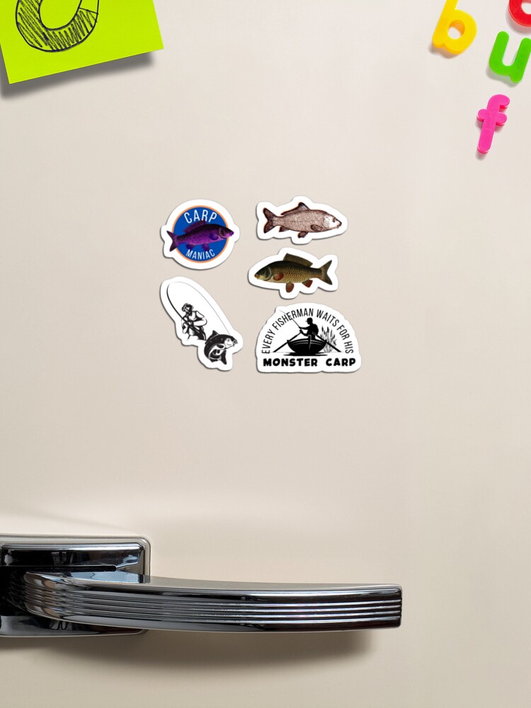 Carp Fishing Sticker Packs for Fishing Lovers | Magnet