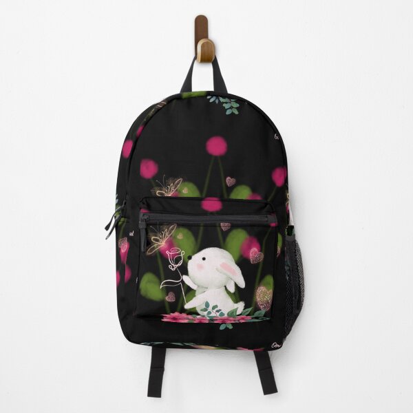 Item preview, Cute Bunny loves Pink Flowers designed and sold by Oorviart.