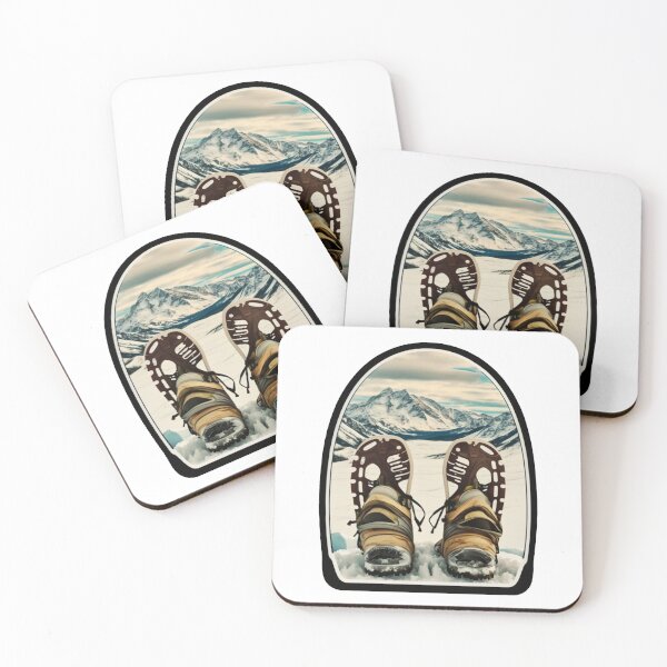 Item preview, Snowshoeing Adventure in the Mountains designed and sold by OAK231.