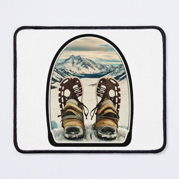 Item preview, Snowshoeing Adventure in the Mountains designed and sold by OAK231.