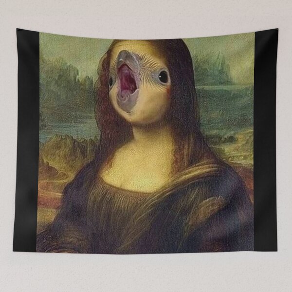 Aperçu de l'œuvre Calopsitte Monalisa créée et vendue par JLTDesign.