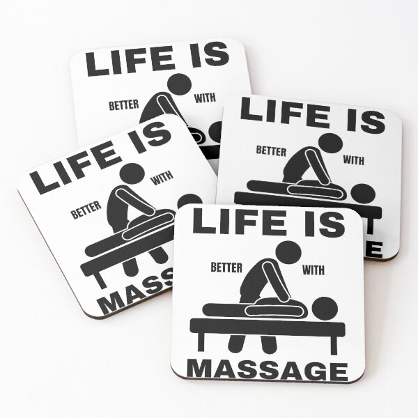 Item preview, Life Is Better With Massage  designed and sold by ShopTwentyFour.
