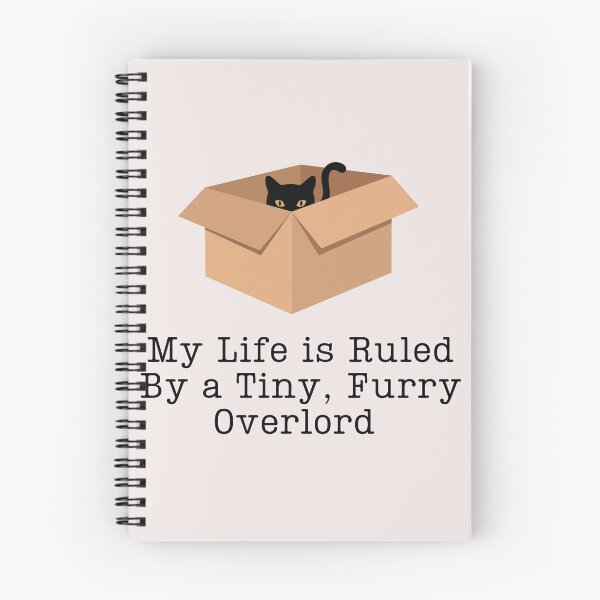 Item preview, black cat in the box My Life Is Ruled By a Tiny Furry Overlord designed and sold by Cheeeeky.