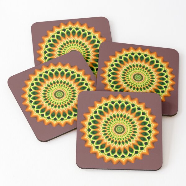 Item preview, Green Gold Mandala designed and sold by Ameliatra Design.