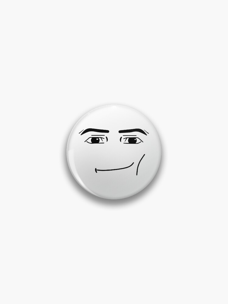 Man Face Roblox Pin for Sale by Trendingfy