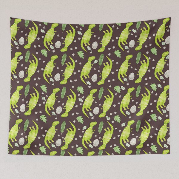 Item preview, Fukuiraptor - Dinosaur watercolor art  designed and sold by alisonsadler.