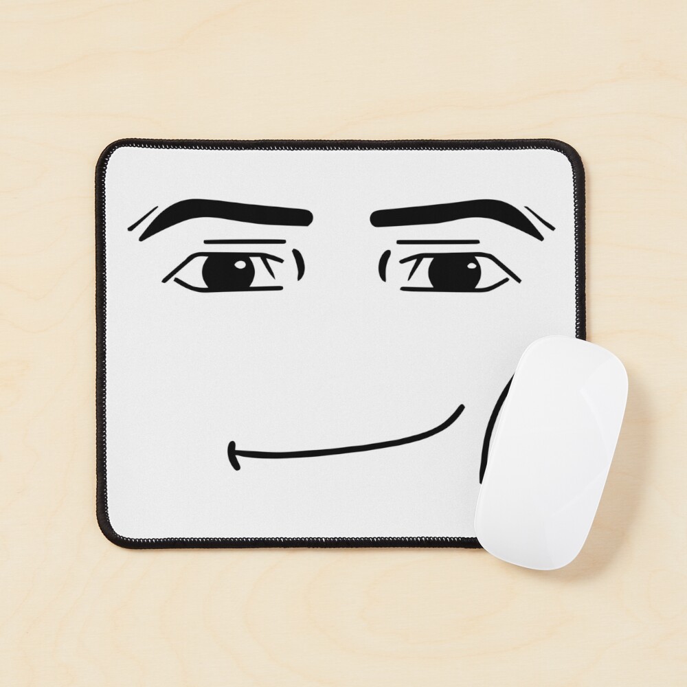 Man Face Roblox Art Board Print for Sale by Trendingfy