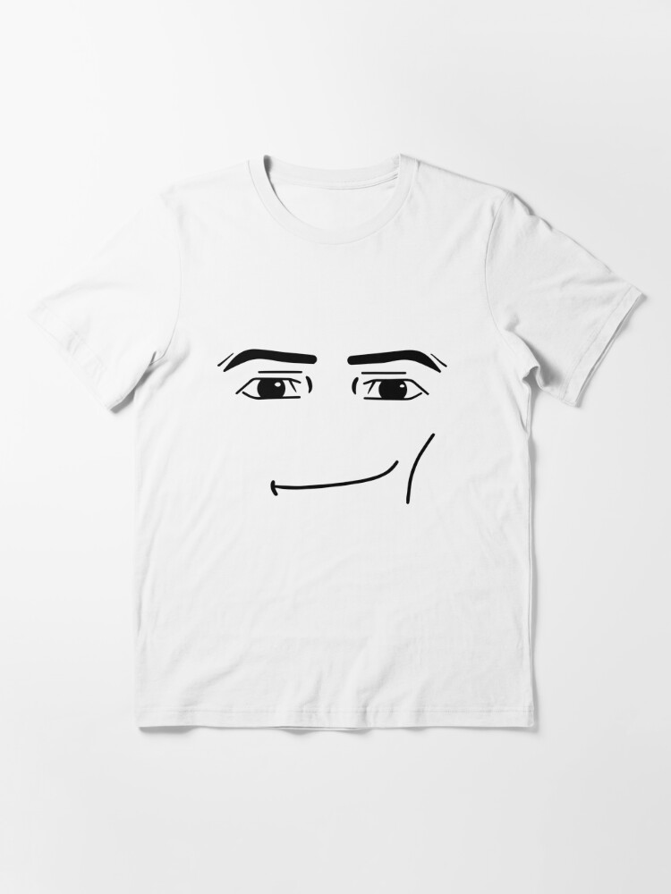 Roblox Face Smiley Avatar Funny Essential T-Shirt for Sale by