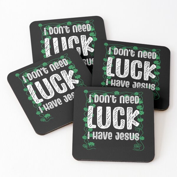 Item preview, St Patricks Day Men Women Kids Paddys pastor present Dont Need Luck I Have Jesus God St Patricks Day Christian designed and sold by NeboulaHamra.