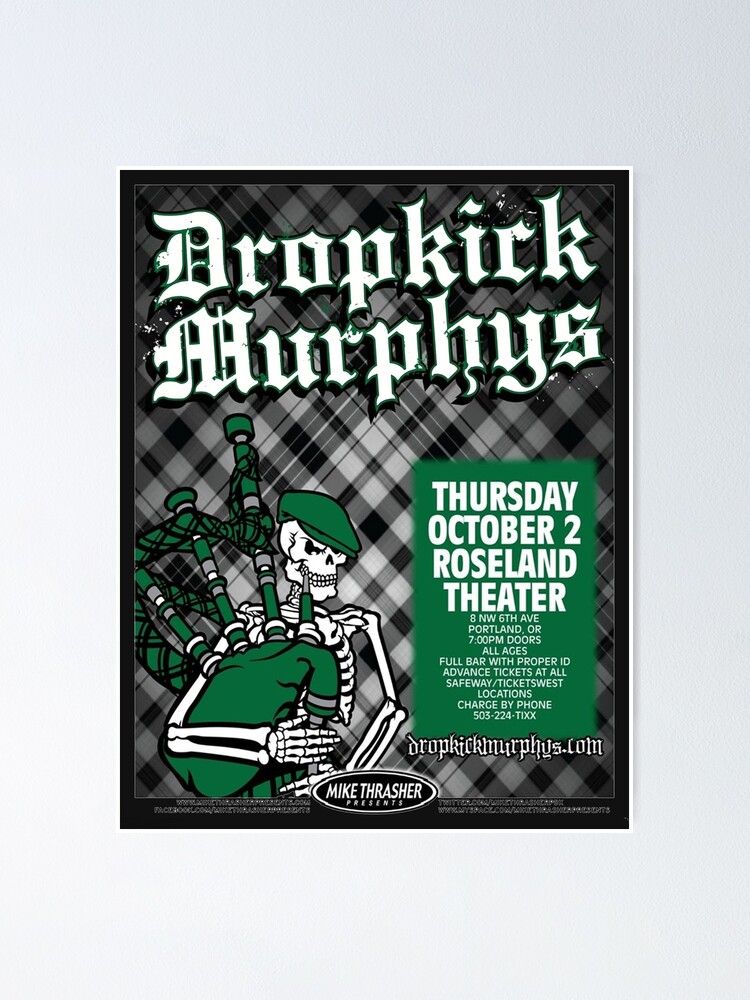 希少 レア 限定 Dropkick Murphys ポスター Dropkick Murphy's @ Hellfest 2019 - Joel Abad