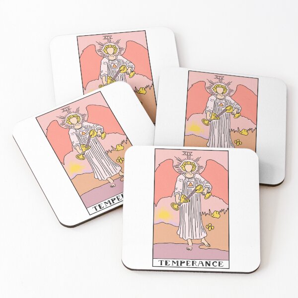 Item preview, Temperance Tarot Card designed and sold by RubyGoesBananas.