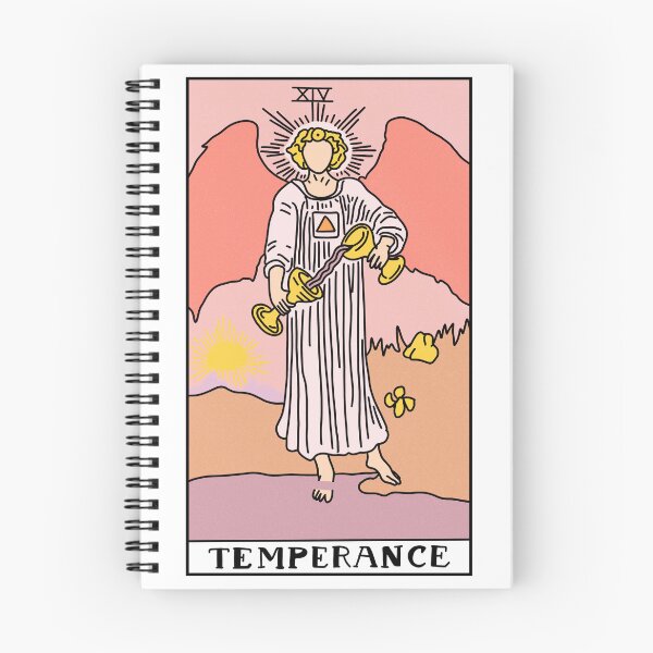 Item preview, Temperance Tarot Card designed and sold by RubyGoesBananas.