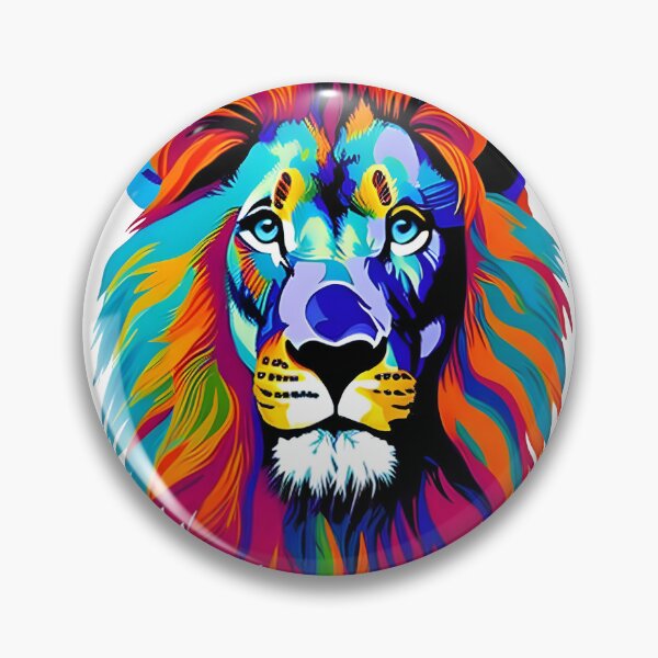 Item preview, Technicolor Lion designed and sold by popkulturniy.