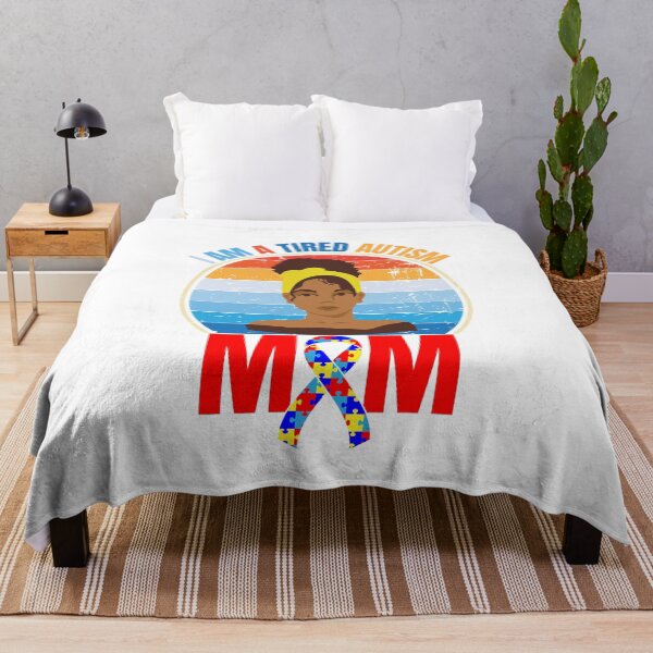 Item preview, I am a super tired autism mom Mom vintage Mama Autistic Autism Awareness Month designed and sold by Modern Outlet ⭐⭐⭐⭐⭐.