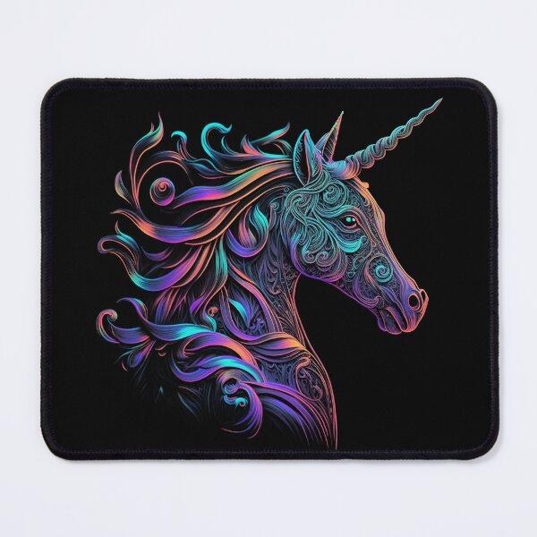 Artikelvorschau, A Glittering Fantasy, A closeup of beautiful unicorn entworfen und verkauft von digitaldreamHD.