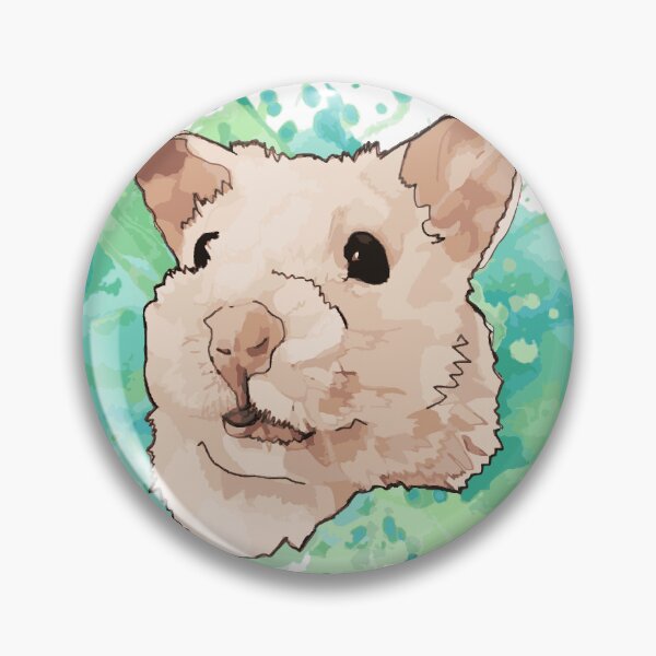 Item preview, Stitch Hamster Splash - Green designed and sold by HamsterInfoIre.