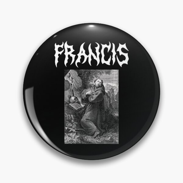 Item preview, Saint Francis of Assisi Punk Death Metal Gothic designed and sold by thecamphillips.