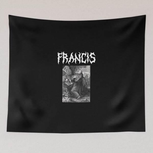 Item preview, Saint Francis of Assisi Punk Death Metal Gothic designed and sold by thecamphillips.