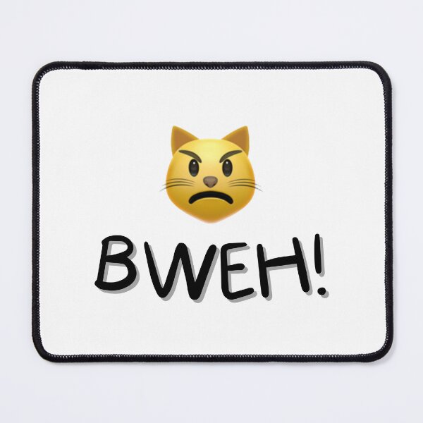 Item preview, Andrey Rublev Cat Emoji Bweh Tennis Meme (Light) designed and sold by Mr-Pistachio.