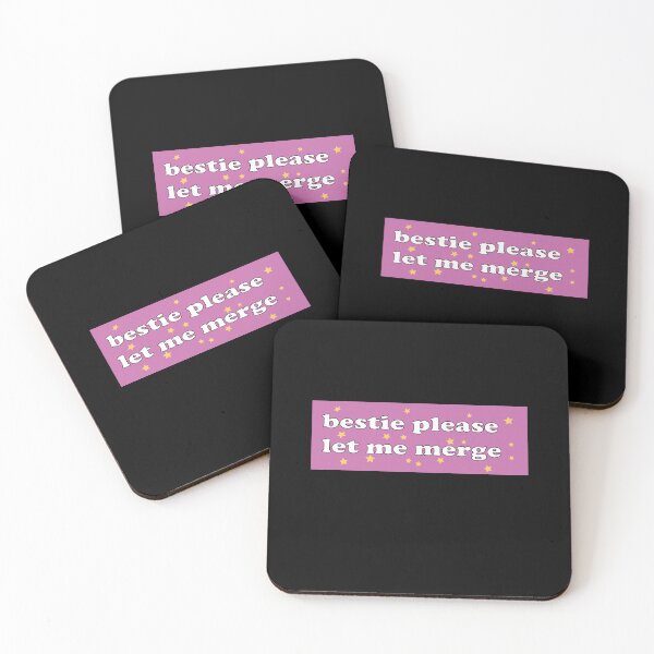 Item preview,   Bestie Please Let Me Merge Funny Meme Bumper designed and sold by artzaka.
