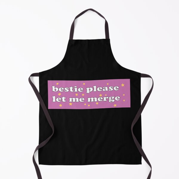 Item preview, Bestie Please Let Me Merge Funny Meme Bumper designed and sold by artzaka.